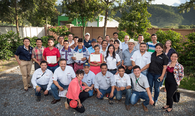 Guatemalan farmer association members