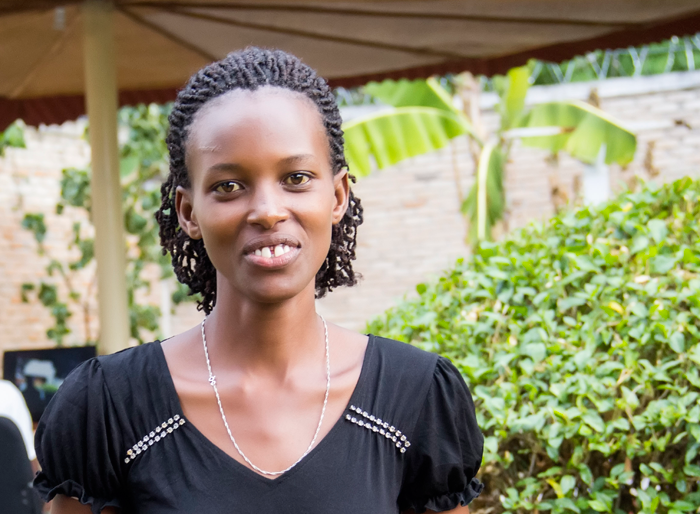 Ines, a youth leader in Burundi