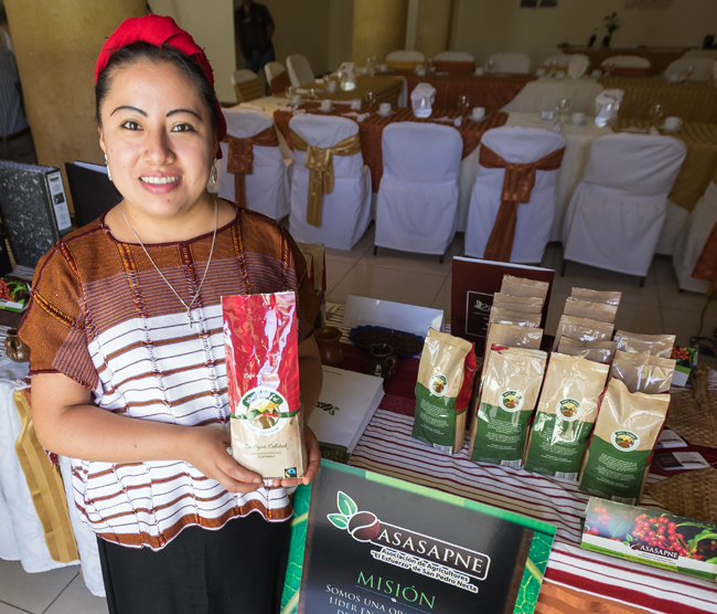Brand representative for Guatemalan coffee