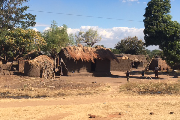 Remote village in Malawi