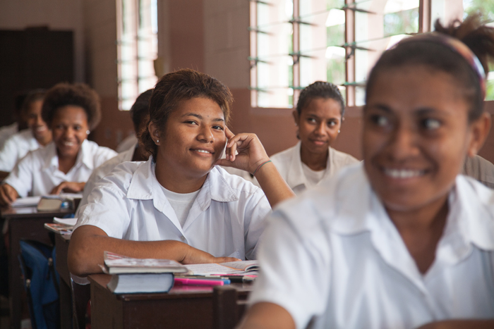Nursing students in Papua New Guinea