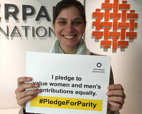 Oriane's #PledgeForParity on International Women's Day
