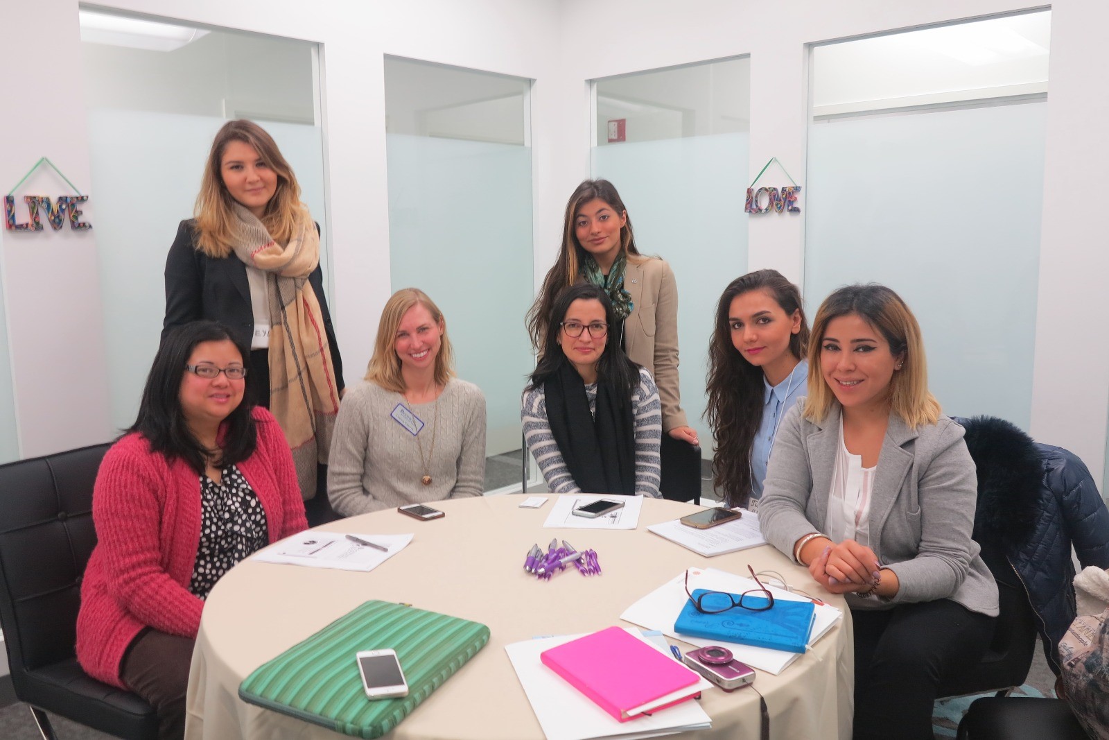 Azerbaijani women meet with Doorways for Women & Families